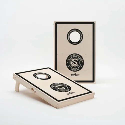 Complete Cornhole game with a full set of two cornhole boards