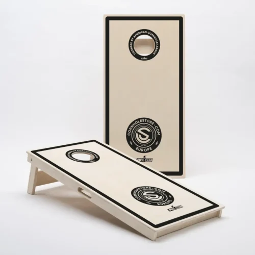 Complete Cornhole game with a full set of two cornhole boards