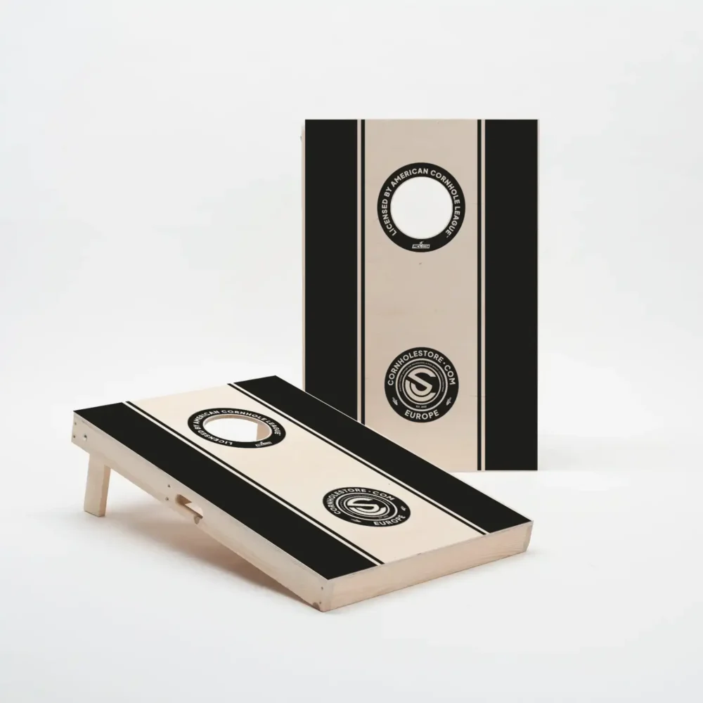 Complete Cornhole game with a full set of two cornhole boards