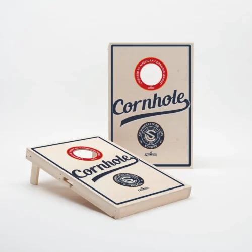 Complete Cornhole game with a full set of two cornhole boards
