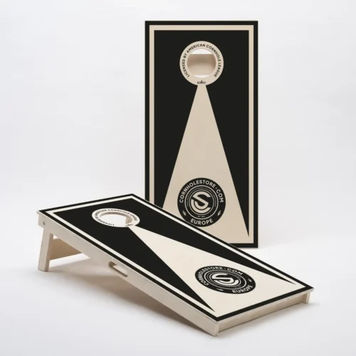 Complete Cornhole game with a full set of two cornhole boards