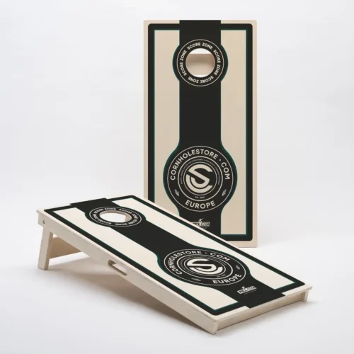 Complete Cornhole game with a full set of two cornhole boards