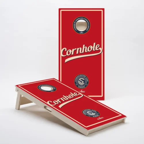 Complete Cornhole game with a full set of two cornhole boards