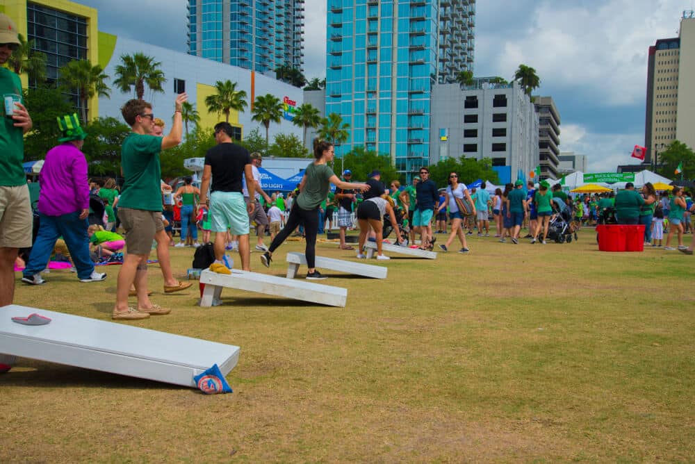 Cornhole tournament format